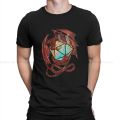 DnD Game T-Shirt Red Dragon Dice Classic Polyester T Shirt Homme Men Tee Shirt Ofertas Big Sale. 