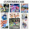 Custom Anime Acrylic Keychain Personalized Logo Cartoon Pendant Photo Clear Flash Charms Hologram Designer Key Chain. 