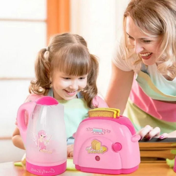 Juicer%20Dispenser%20Coffee%20Machine%20Household%20Appliances%20Toys%20Vacuum%20Cleaner%20Toaster%20Blender%20Pretend%20Play%20Set%20with%20Light%20Cooking%20Kitchen%20Toys%20Boy%20Girl%20-%20Image%204