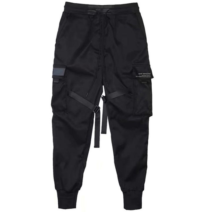 Men's%20Loose%20Cargo%20Pant,%20Fashion%20Adjustable%20Straps%20Tapered%20Trousers%20with%20Multi%20Pockets%20-%20Image%202