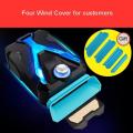 Laptop Vacuum Cooling Portable USB Side Air Extracting Cooling Fan Silent LED Radiator Heatsink Notebook. 
