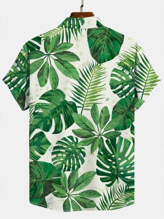 2024%20Funny%20Tropical%20Leaf%20Shirt%20Men's%20Shirts%20Short%20Sleeve%20Hawaiian%20Shirts%20Mens%20Clothing%20Casual%20Beach%20Oversized%20Tops%20Clothes%20-%20Image%204