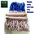 Heavy-Duty Rope Hammock Dulna – Handwoven Swing Bed for Adults | Indoor & Outdoor Use. 