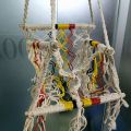 (ABOUT 10 FT)  DOLNA OR CRADLE FOR BABIES (দোলনা) -আপনার সোনামণির জন্য ।   JUTE MADE. 