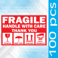 Fragile Handle with Care sticker Care Mark Please Tag With Shipping For Express Label Stickers Fragile.