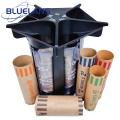 Coin Counting Machine 5 in 1 Coin Sorter Tube Counter with Wrappers Change Machine Bank Holder. 