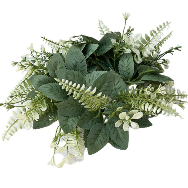 GC 25CM Wedding Candle Rings Artificial Greenery Wreath Wedding For Pillars Farmhouse Wedding Table Party Home Decor