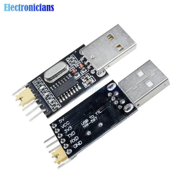 【happy one】USB to TTL UART CH340G CH340 Converter Module 3.3V 5V Switch Replace CP2102