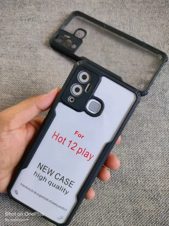 Infinix%20Hot%2012%20Play%20Back%20Cover%20Case%20Xundd%20Fusion%20Airbags%20Bumper%20Shockproof%20Shell%20Camera%20Lens%20Protection%20Back%20Transperant%20Cover%20-%20Image%202