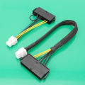 NEW ATX PSU Standard 24Pin Female to 6P Male Internal Power Adapter Converter Cable For Dell 6 PIN 3060 5060 7060 Mainboard. 