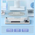 MATHEW TECH-Aula F75 Mechanical Keyboard 80 Key with Gasket Structure Full-key Three-mode Bluetooth E-sports for Gaming Office. 
