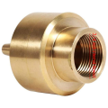 3X Fountain Nozzle Heads,Brass Column Multi Direction Jet Pond Fountain Water Spray Sprinkler Head Garden(3/4 Inch). 