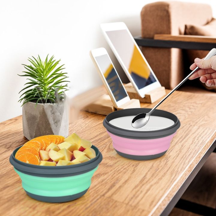 Folding%20Bowl%20Bowl%20Sets%20Foldable%20Salad%20Bowl%20Tableware%20Set%20Folding%20Lunch%20Box%20Portable%203Pcs/Set%20Silicone%20with%20Lid%20-%20Image%205