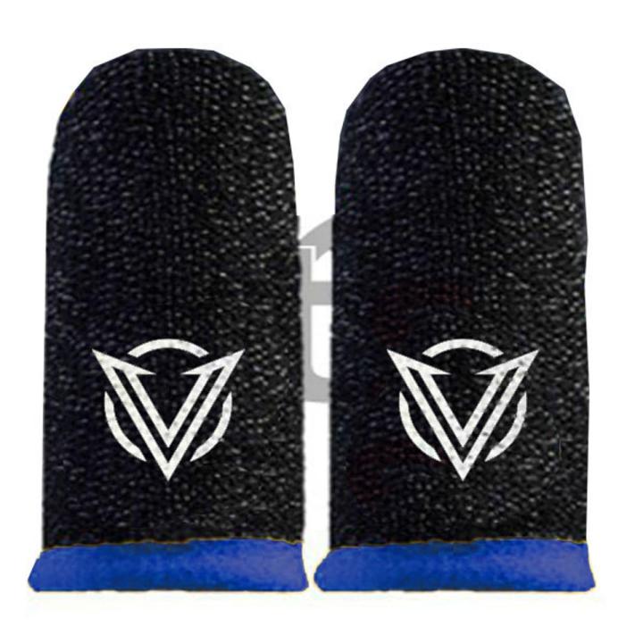 Victor-1 Pair (2 Piece) Brethable Mobile Finger Sleeve - Enhance Mobile Gaming Experience With The Breathable Victor-1 Finger Sleeves