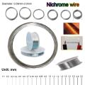 Diameter 0.08mm-3.0mm High Temp Wire Nichrome Heat Resistant Wire General Purpose Support Wire Craft Wire (Length 1-50 meter) Amour zii.