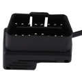 16-pin OBD-II USB cable OBD2 diagnostic extension adapter with overcurrent protection overvoltage and short circuit compatible. 