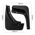 4Pcs Car Mud Flaps for MG ZS 2020-2021 Mudguards Fender Mud Guard Flap Splash Flaps Accessories. 