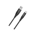 Fast charging Type-C Cable Nylon braided long length cable 20W for phone, tablets, laptops. 