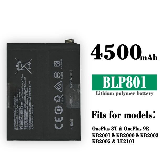 OnePlus BLP801 4500 mAh Mobile Battery for OnePlus 8T / 1+8T