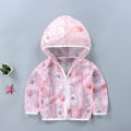 Summer Children Sun Protection Clothing Baby Outdoor Breathable Light Thin Coat Boys Girls Skin Jacket Kids Clothing Tide. 