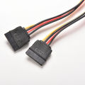 15 Pin SATA Male to SATA Female 1:2 Y Splitter Power Cable. 