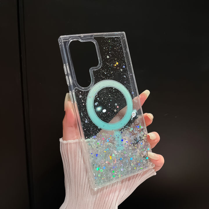 %E3%80%90Bestseller%20Alert%E3%80%91%20Olige%20Case%20For%20Galaxy%20S22%20Plus%20S22%20Ultra%20S23%20Plus%20S23%20Ultra%20S23%20FE%20S24%20Plus%20S24%20Ultra%20S25%20Plus%20S25%20Ultra%20New%202-in-1%20Gradient%20Glitter%20Drip%20Magnetic%20Phone%20Case%20Back%20Cover%20-%20Image%205