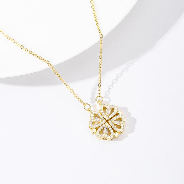 Stylish%20Fashionable%20Magnetic%20Chain%20Necklace%20for%20Women%20-%20Heart-Shaped%20Pendant%20for%20Girls%20Simple%20Stylish%20Fashion%20New%20Collection%20-%20Image%208