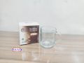 Crystal Clear Glass Tea Or Coffe Cup Mug Plain Design. Chai / Tea Style Experience Mug Set Model:W011:60.. 