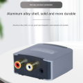 Digital Optical Fiber Coaxial Audio Converter TV SPDIF to 3.5mm Lotus Audio Digital to Analog Decoder Accessories Kit. 