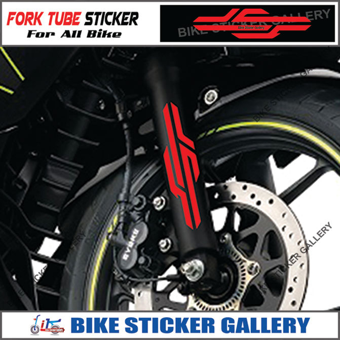 Fork Tube Sticker for all Bike - Puzzle Design ( Waterproof & Premium quality) / Bike Sticker Gallery