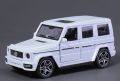 Mercedes Benz AMG G63 White 1:36 alloy metal body model toy car for kids boys gift.