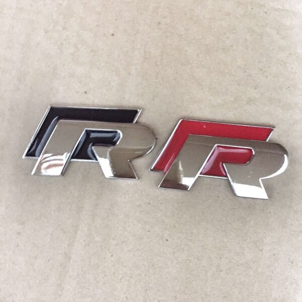 Car R Metal Logo Sticker For Car Bike Decoration | Daraz.com.bd