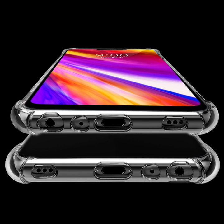 For%20LG%20G7%20ThinQ%20Transparent%20Soft%20Gel%20TPU%20Reinforced%20Corners%20Cushion%20Bumper%20Shockproof%20Drop%20Protection%20Case%20Cover%20-%20Image%203