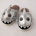 Shark cotton slippers men's 2022 new indoor home winter cute couple home wear slippers women's winter. 