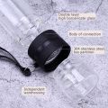 Portable Glass Tea Bottle Double Wall Tea Water Separation Mug High-End Simple Insulation Creative Drinking Tea Cup Water Bottle.
