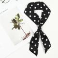 Women Ladies Dot Print Scarf Wrap Shawls Soft Silk Scarf Ribbon. 