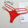 Thin Strap Hollow Panties Women Sexy G-String Soft Lingerie Low Rise Thong Breathable Female Underwear Solid Color Briefs. 