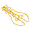 Paper Clips, Plating Process Bulb Shape Rust Prevention Metallic Paper Clips for Student for File Classification.