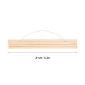 Magnetic Poster Frame Hanger Reusable Easy To Install Easy Operation Wood Poster Hanger Pine Replaceable for Maps for Pictures. 