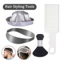 Professional Barber Combs Haircut Band Barber Fade Comb Diy Home Hair Trimming Clipper Top Hair Styling Blending Flat Salon Tool.