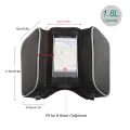 Roswheel Cycling Bike Bicycle Front Top Tube Frame Pannier Double Bag Pouch for 5.5in Cellphone 1.8L 12813L-A. 