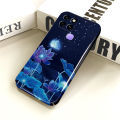 TA for Infinix Smart 6 Back Cover Retro Gradient Butterfly Film Phone Case Light Thin Anti Fall Acrylic Hard Protective Cover. 