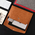 Quality PU Leather Document Bag Multipurpose Use A4 Size-Compatible Femme Design PU Leather Pouch Portable Pouch Document. 