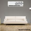Decals Sticker Model-CTD0041 Air Conditioner Sticker Ac Sticker AC Sticker and Wall Sticker Self Adhesive Sticker (Pack of 1). 