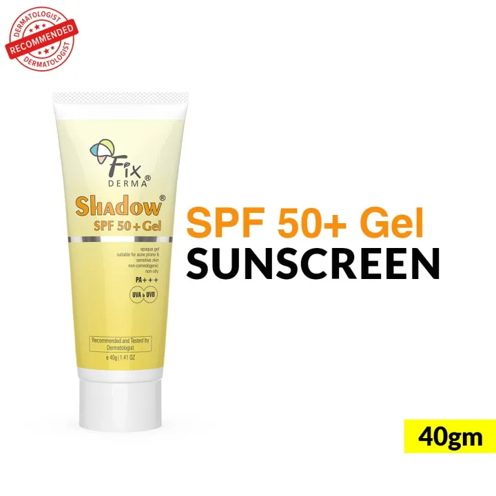 FIXDERMA%20Shadow%20Sunscreen%20Spf%2050+%20Gel%20For%20Oily%20Skin,%20Body%20&%20Face,%20Broad%20Spectrum%20For%20Uva%20&%20Uvb%20Protection%20For%20Unisex,%20Non%20Greasy%20&%20Water%20Resistant,%2040g%20-%20Image%203