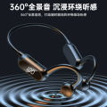 OWS open bone conduction does not enter the ear can be inserted into the memory sports bluetooth headset waterproof noise reduction wireless ear hanging.