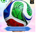 FOOTBALL FIFA World cup - 2026 Sports Match Quality Football is white in color with an Excellent graphics Ball Size 5 Trionda ball.