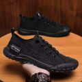 Canvas Shoes Men's Spring 2024 Men's Work Cloth Shoes Breathable Non Slip Shoes Men's Soft-soled Shoes Men's Shoes Men.