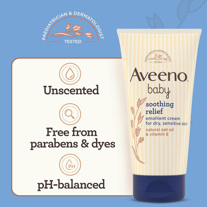 Aveeno%20Baby%20Soothing%20Relief%20Emollient%20Cream%20-%20150ml%20(Baby%20Cream)%20-%20Image%202