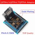 【YIYANGMAOYI111】quality Type QFP64 TQFP64 LQFP64 socket adapter IC test socket programmer qfp64 socket tqfp64. 